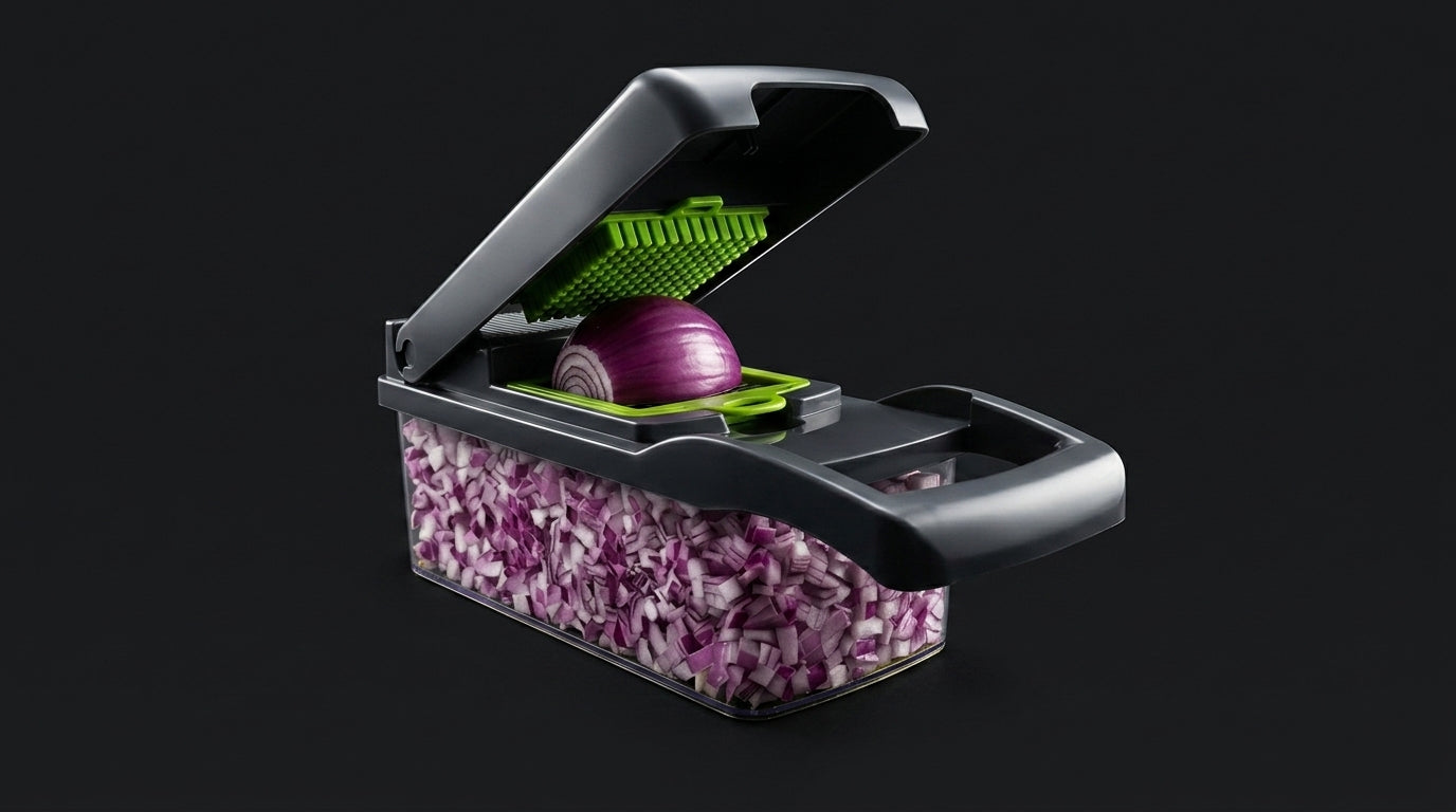 16-in-1 Vegetable Chopper and Dicer — Lifestyle - Food Hero | Generated by Modelize