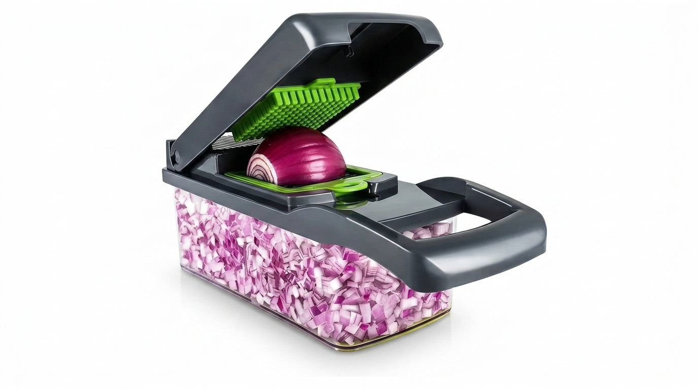 16-in-1 Vegetable Chopper — Studio - Clean | Generated by Modelize